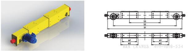 雙梁起重機(jī)端梁,雙梁行車(chē)端梁,歐式端梁