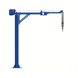 Intelligent balancer folding jib crane